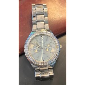 Women's Breda 5181 Watch, Silver Tone with Crystal Accents